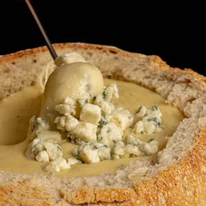 Fondue au gorgonzola